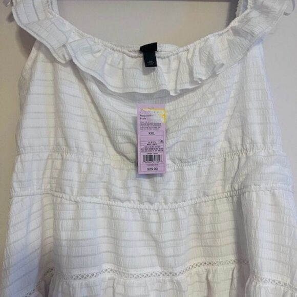 NWT Wild Fable Ruffle Tiered Skater Dress size XXL - Picture 7 of 8